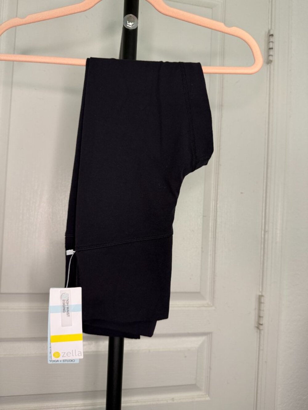 NWT Zella Yoga + Studio High Waist 7/8 Crop Leggings Black- S- MSRP $59 - Picture 5 of 13